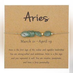 Aries Zodiac Beaded Bracelet ♈️
